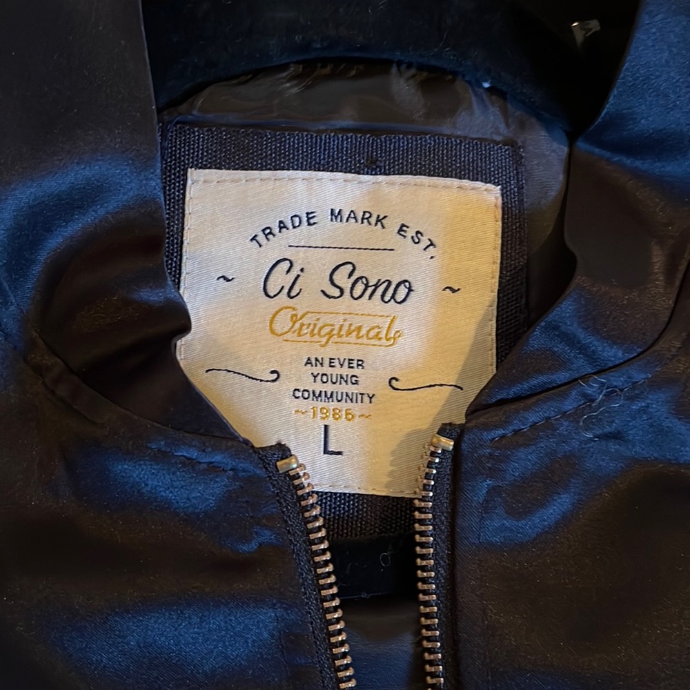 Ci Sono Originals black bomber jacket.  Like new. Never worn